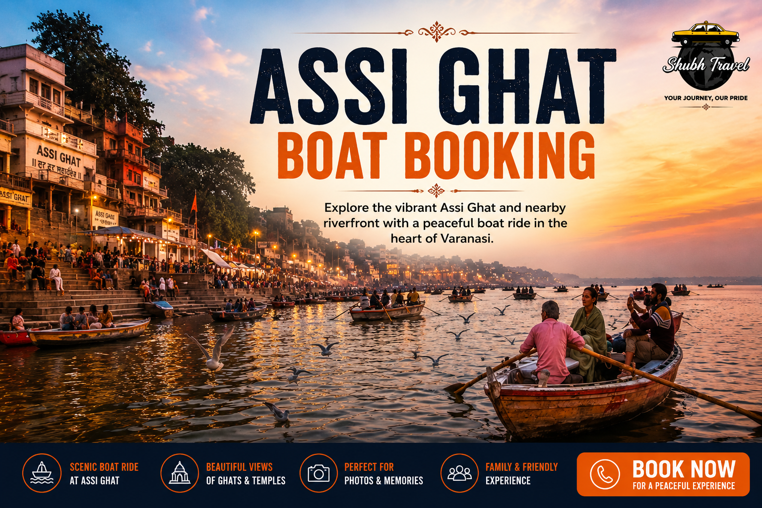 Assi Ghat Boat Ride Booking